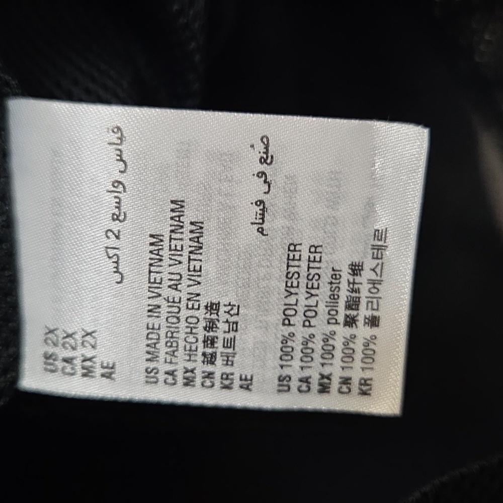 Ideology Black Rain Jacket with Hood - Picture 5 of 6
